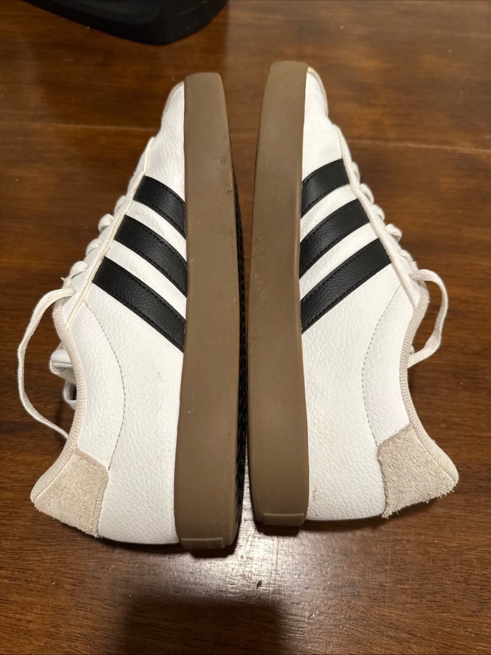 Adidas VL Court Men's Size 8.5 Athletic Shoes White Black Casual Sneakers - Picture 5 of 6